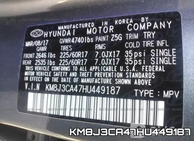 KM8J3CA47HU449187 фото 10