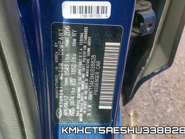 KMHCT5AE5HU338828 фото 2