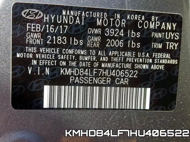 KMHD84LF7HU406522 фото 2