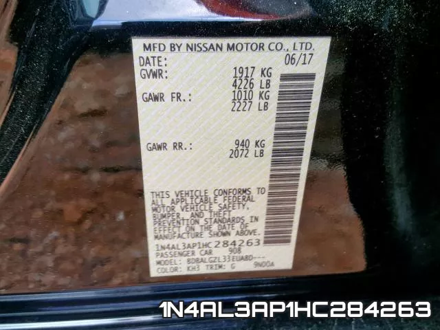 1N4AL3AP1HC284263 фото 2