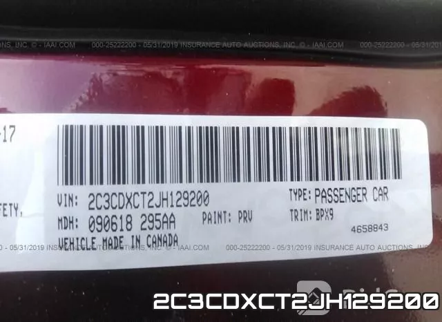 2C3CDXCT2JH129200 фото 10