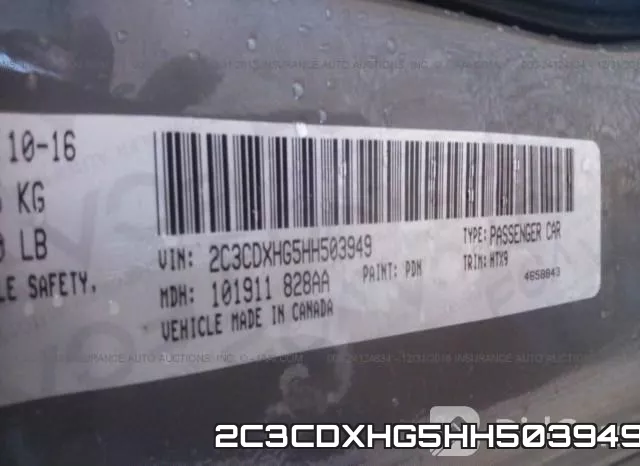 2C3CDXHG5HH503949 фото 10