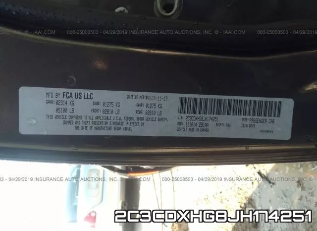 2C3CDXHG8JH174251 фото 10