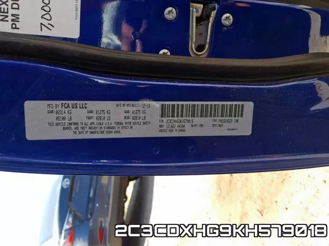 2C3CDXHG9KH579018 фото 2