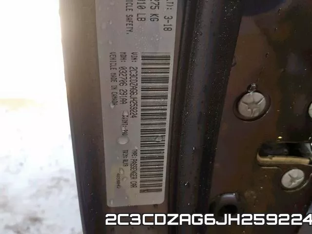 2C3CDZAG6JH259224 фото 2
