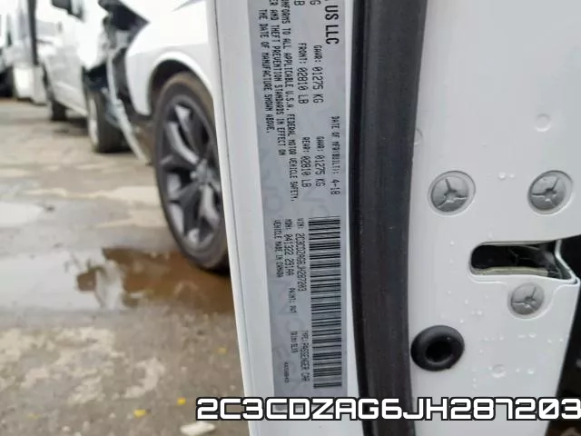 2C3CDZAG6JH287203 фото 2