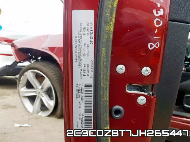 2C3CDZBT7JH265447 фото 2