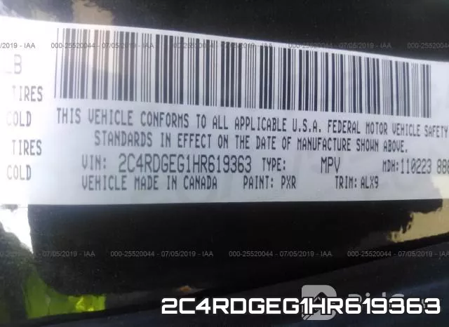2C4RDGEG1HR619363 фото 10