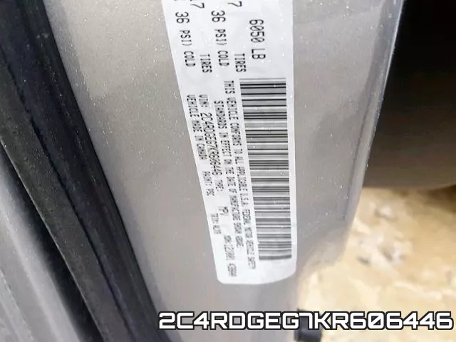 2C4RDGEG7KR606446 фото 2