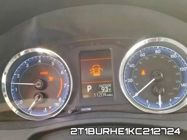 2T1BURHE1KC212724 фото 9