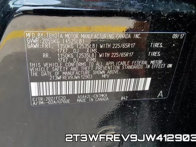 2T3WFREV9JW412903 фото 2
