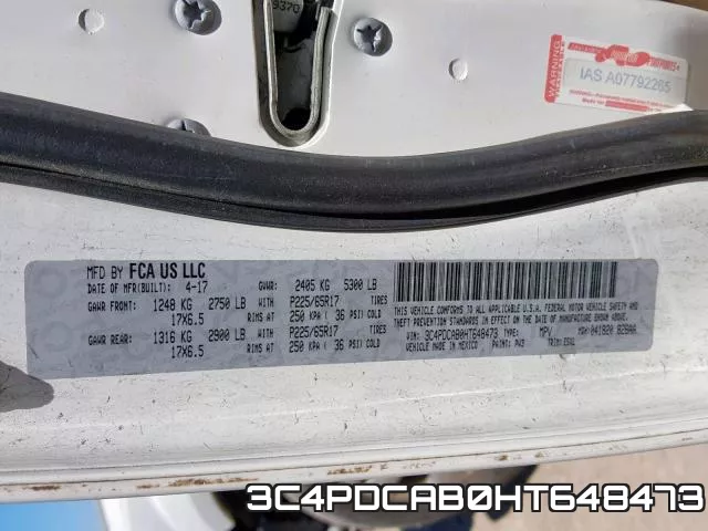 3C4PDCAB0HT648473 фото 2