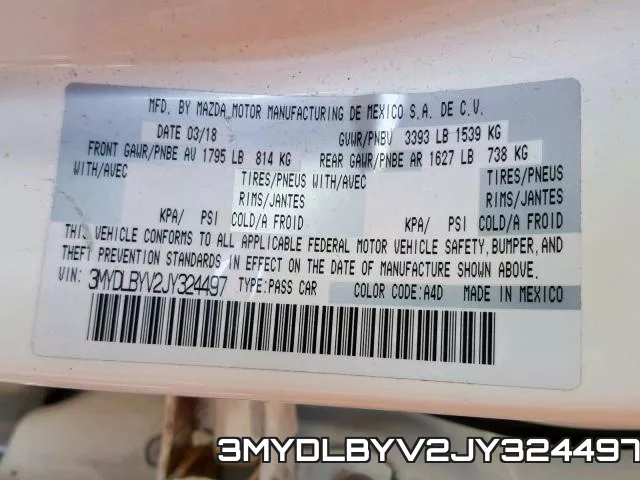 3MYDLBYV2JY324497 фото 2