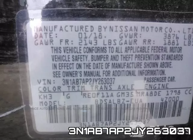 3N1AB7AP2JY263037 фото 10