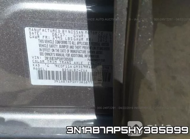 3N1AB7AP5HY385899 фото 10
