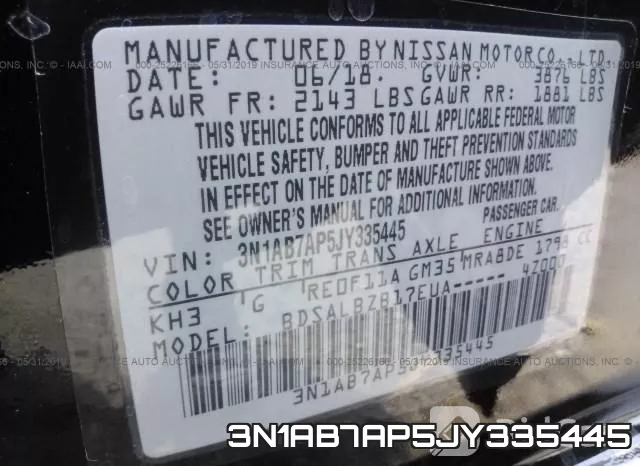 3N1AB7AP5JY335445 фото 10