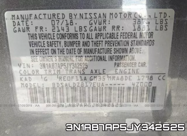 3N1AB7AP5JY342525 фото 10