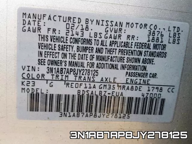 3N1AB7AP8JY278125 фото 2