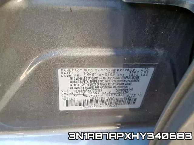 3N1AB7APXHY340683 фото 2