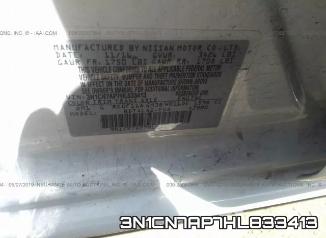 3N1CN7AP7HL833413 фото 10