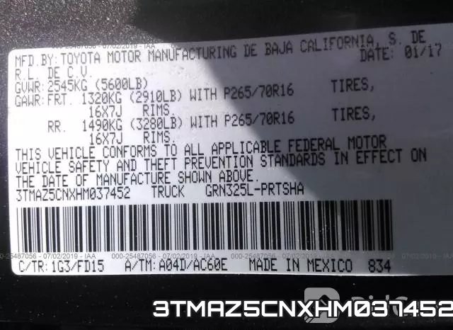 3TMAZ5CNXHM037452 фото 10