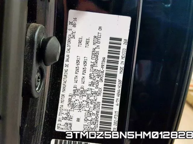 3TMDZ5BN5HM012828 фото 2