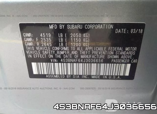 4S3BNAF64J3036656 фото 10