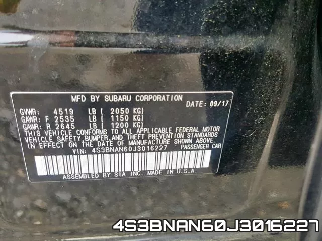 4S3BNAN60J3016227 фото 2