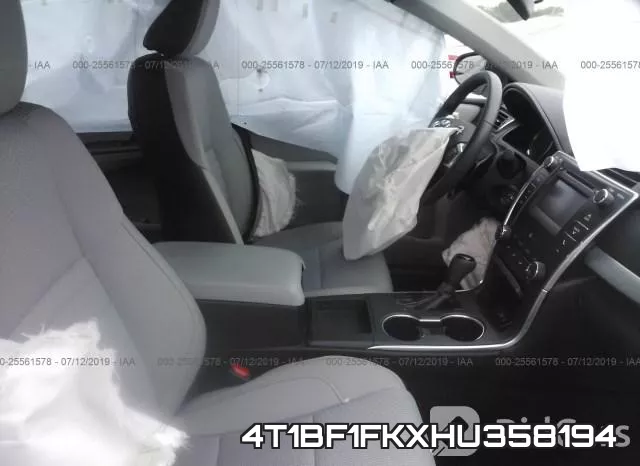 4T1BF1FKXHU358194 фото 6
