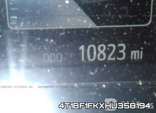 4T1BF1FKXHU358194 фото 8