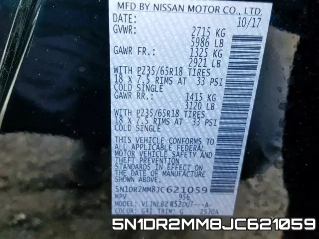 5N1DR2MM8JC621059 фото 2