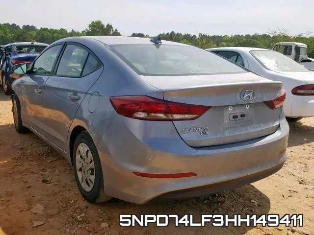 5NPD74LF3HH149411 фото 4