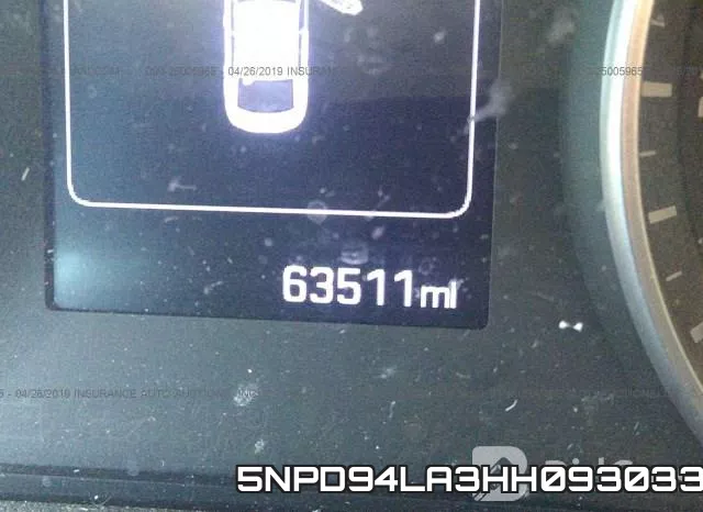 5NPD94LA3HH093033 фото 8