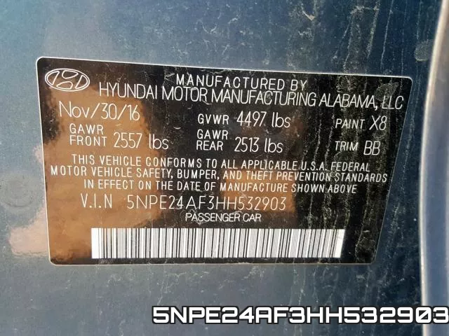 5NPE24AF3HH532903 фото 2