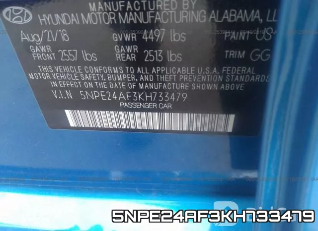 5NPE24AF3KH733479 фото 10