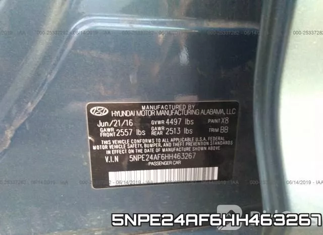 5NPE24AF6HH463267 фото 10