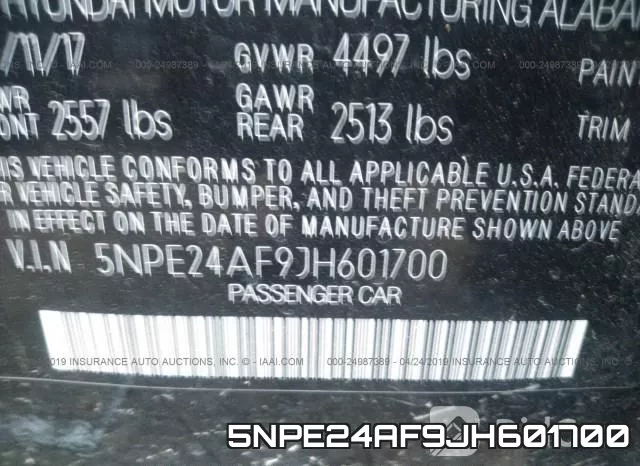 5NPE24AF9JH601700 фото 10