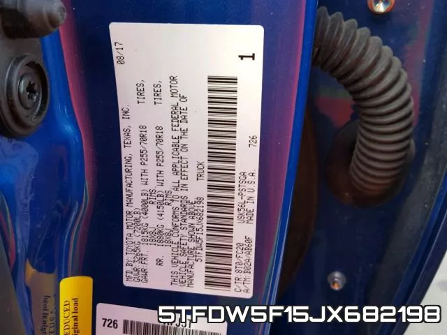5TFDW5F15JX682198 фото 2