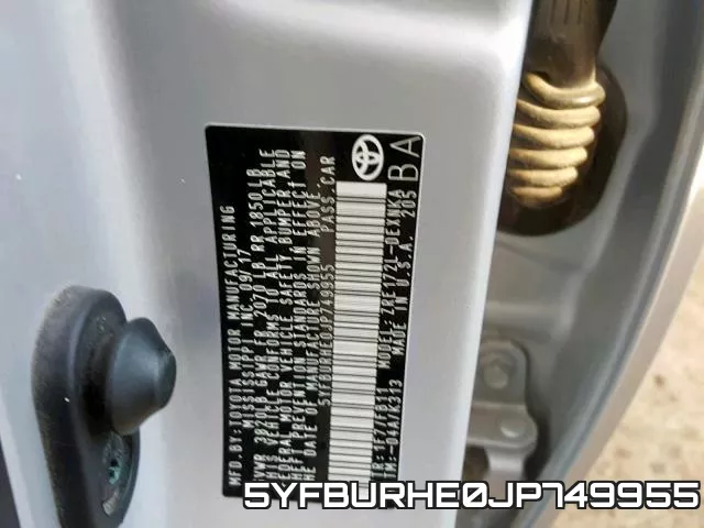 5YFBURHE0JP749955 фото 2