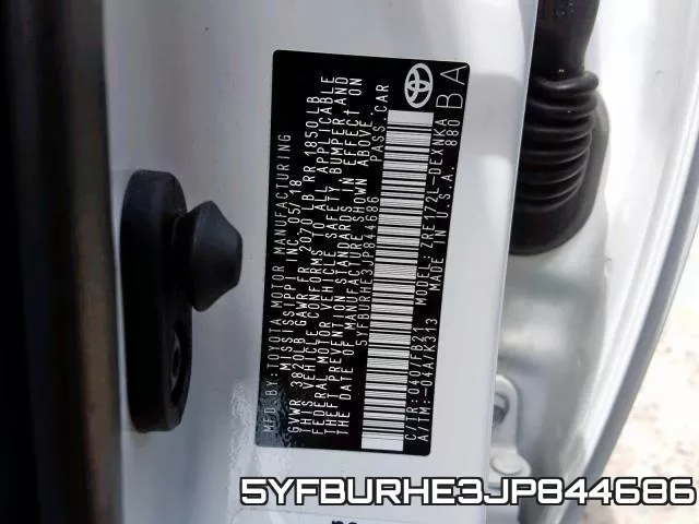 5YFBURHE3JP844686 фото 2