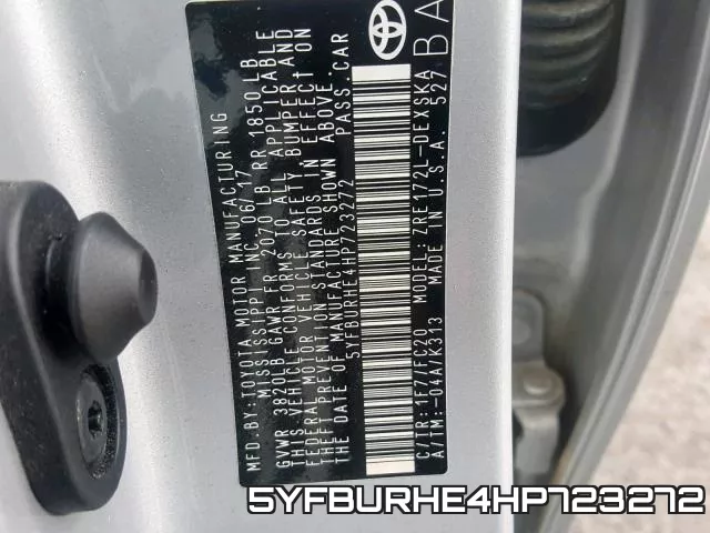 5YFBURHE4HP723272 фото 2
