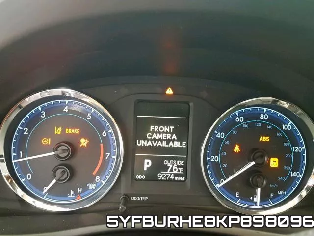 5YFBURHE8KP898096 фото 9