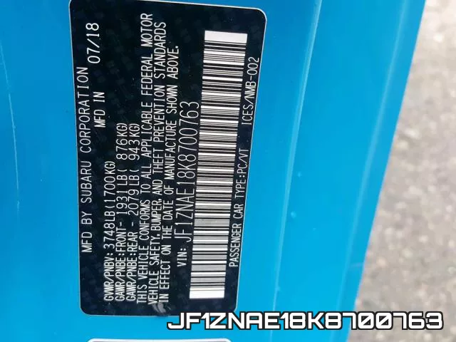 JF1ZNAE18K8700763 фото 2
