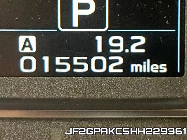 JF2GPAKC5HH229361 фото 9