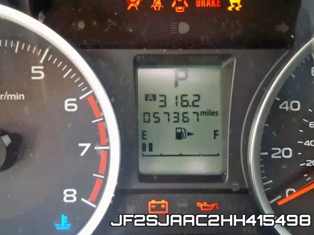 JF2SJAAC2HH415498 фото 9