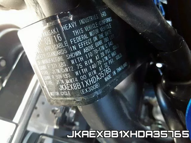 JKAEX8B1XHDA35765 фото 2
