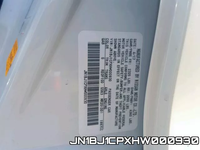 JN1BJ1CPXHW000930 фото 2
