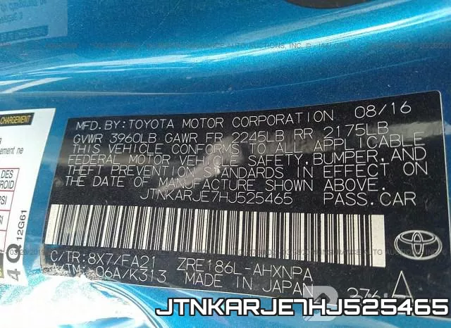JTNKARJE7HJ525465 фото 10