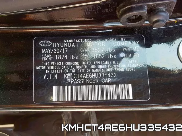 KMHCT4AE6HU335432 фото 2