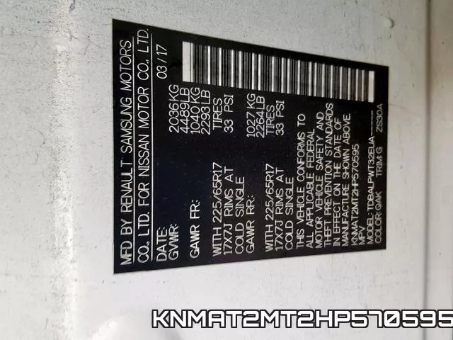 KNMAT2MT2HP570595 фото 2